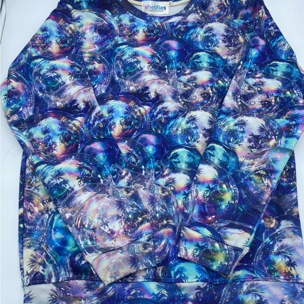 Shelfies Sweatshirt Unisex XL Bubble Invasion